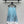 CD 26s Dioriviera Mid-Length Flared Skirt White Blue Cotton 398317