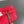 EXTRA POCKET L12 IN CRIMSON RED CALFSKIN WITH SILVER HARDWARE