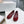 CL x Maison Margiela Ballerines Cuir Verni Bordeaux 639688