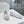 CL x Maison Margiela Ballerina Flats White Mesh Sliver Leather