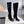 CC 26s Cap-Toe Knee-High Boots 8.5cm Black Stretch Suede 966845