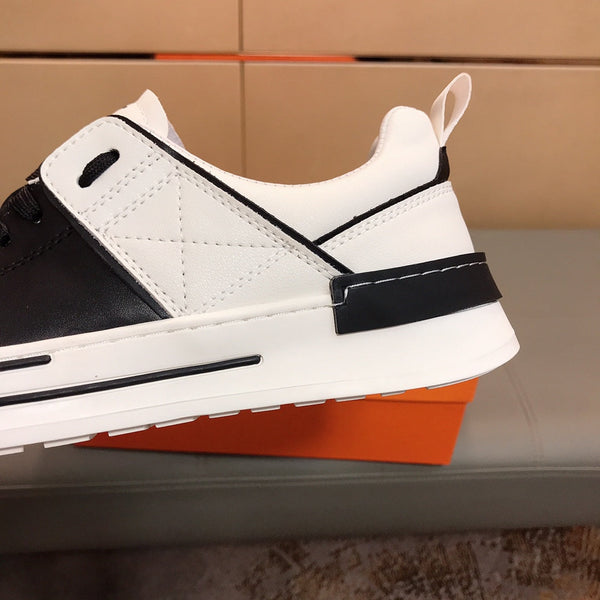 LV SKATE SNEAKERS IN WHITE MIX BLACK CALFSKIN