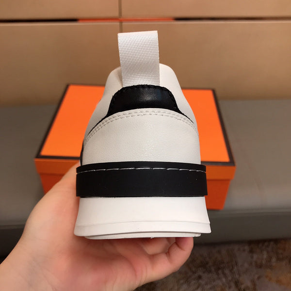 LV SKATE SNEAKERS IN WHITE MIX BLACK CALFSKIN