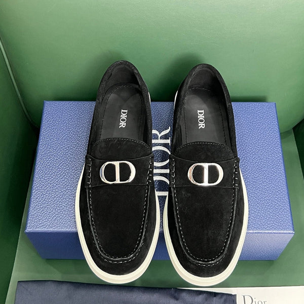 CD Loafer Black Silver Suede 646347