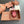 Leather Bag Charm Pink Red 240344
