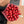 Leather Bag Charm Pink Red 240344