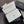 CC Woc 20cm White Grained Calfskin Silver Hardware