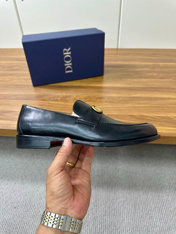 CD Timeless Loafer Black Gold Cowhide 638619