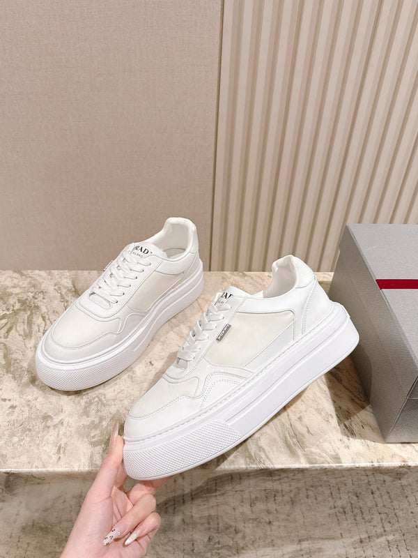 PRA 25s Low-Top Sneakers White Leather & Fabric 449696