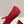 PRA 25s Ballet Flats with Small Buckle Red Suede 449709