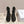 CELINE Kurt Lace-Up Mid Boot Black Nubuck Calfskin 452785