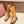 LP Mid-Calf Boots 20mm Brown Cowhide Sheepskin 447744