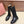 LP Mid-Calf Boots 20mm Black Cowhide Sheepskin 447745