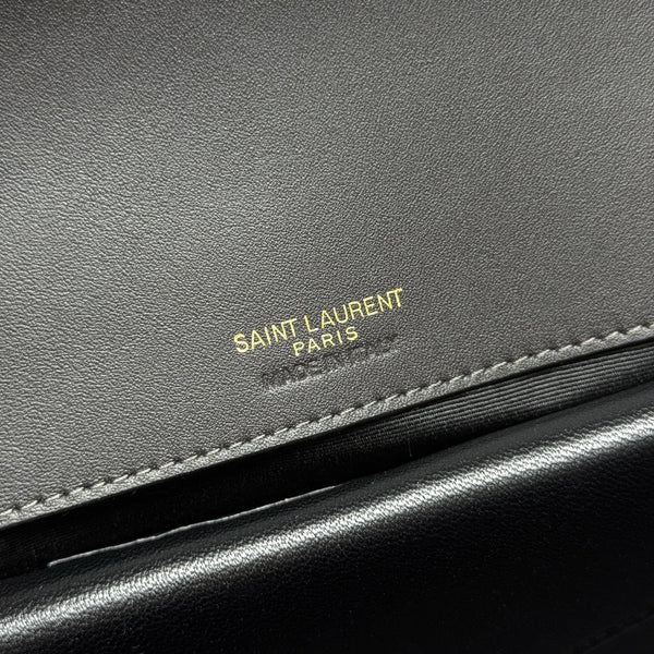YSL Loulou Bag 29cm Grey Suede 285665