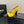 CC Slingback Block Heel Yellow Brown Patent Leather 864117