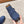 neo ankle boot dark blue suede calfskin