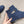 neo ankle boot dark blue suede calfskin