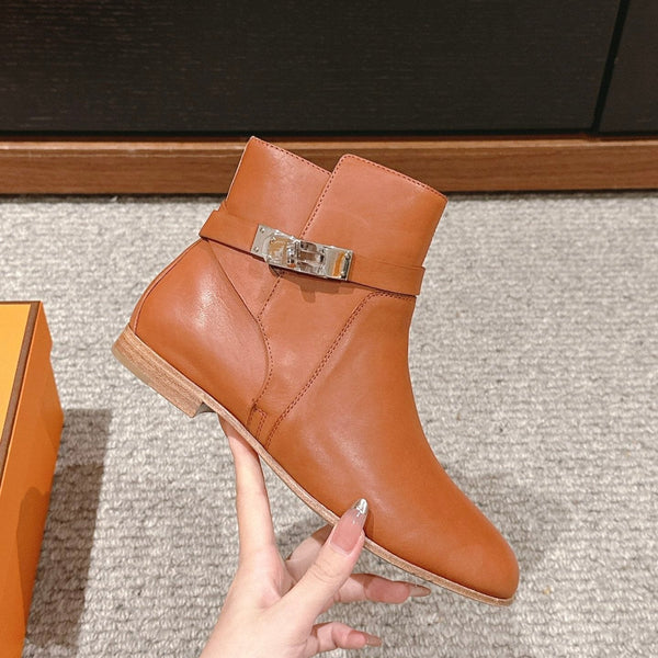 neo ankle boot brown calfskin