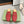 Horsebit Mule Red Canvas
