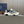 CD B22 SNEAKER NAVY AND WHITE MESH FABRIC