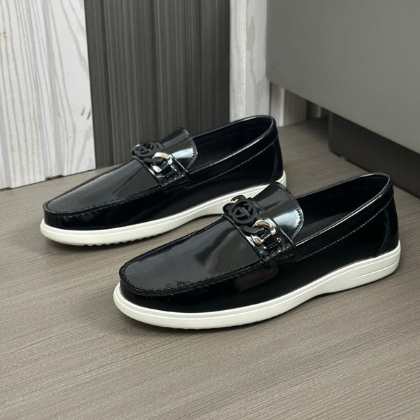 GG Men's Loafer Black Patent Leather 573503
