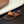 Sandali infradito da uomo HM in pelle di vacchetta arancione 684839