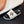 HM Men's Slide White Black Cowhide 684845