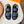 Sandali da uomo HM in pelle di vacchetta blu 684858