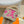 LV Fur Slippers Light Brown With Pink Text Pure Wool