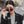 SQUARE SUNGLASSES L30157 IN BLACK ACETATE MONOGRAM LOGO