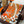 HM Dressage Tressage 140 CM Orange Brown Colorful Cashmere And Silk 293242