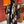 HM Dressage Tressage 140 CM Black Orange Colorful Cashmere And Silk 293243