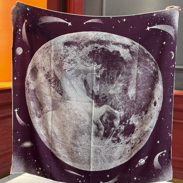HM Clair de Lune 140 CM Purple Cashmere and Silk 293249
