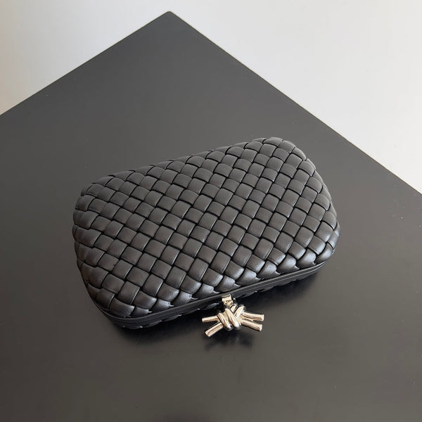 CLASSIC KNOT 20 IN PELLE DI AGNELLO NERA