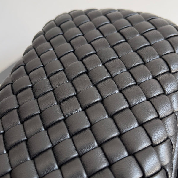 CLASSIC KNOT 20 IN PELLE DI AGNELLO NERA