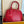 LV Alma BB Handbag Red Grained Cowhide