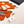 HM 25s Glove Time Scarf 135cm Orange Wool Mulberry Silk 971107