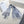 Loewe Scarf 180CM Light Blue Gray Wool Cashmere 968613