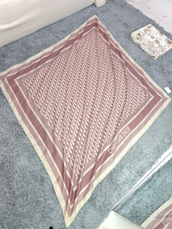 CD 26s Scarf 140cm Silk & Cashmere 304568