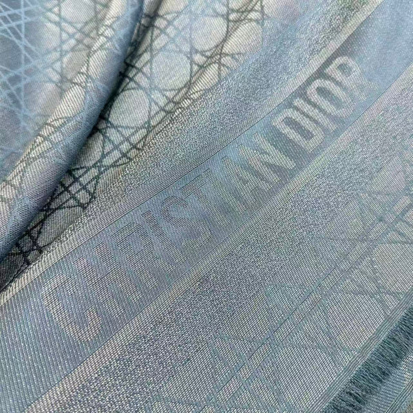 CD 26s Scarf 140cm Silk & Cashmere 303197
