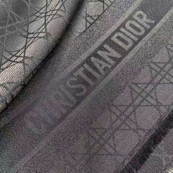 CD 26s Scarf 140cm Silk & Cashmere 303199