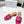 cd dway 45 dark pink canvas calfskin