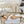 Mule plate CD Cannage en agneau matelassé beige 668034