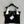 CC 25 Splicing Tube Top Camisole Black and White Mixed Fiber Waffle Jacquard Fabric 275554