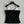 CC 25 Splicing Tube Top Camisole Black and White Mixed Fiber Waffle Jacquard Fabric 275554