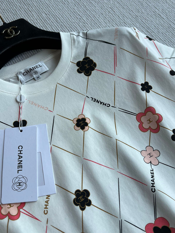 CC 25 T-shirt girocollo in cotone bianco 277250