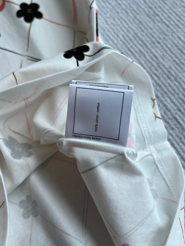CC 25 T-shirt girocollo in cotone bianco 277250
