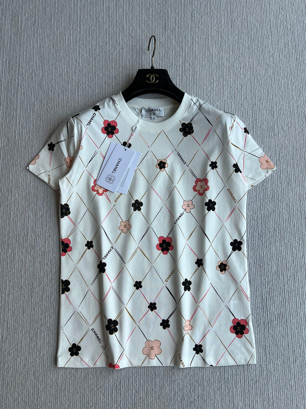 CC 25 T-shirt girocollo in cotone bianco 277250