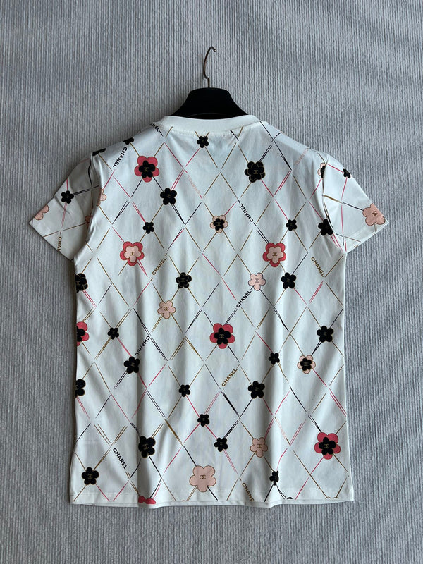 CC 25 T-shirt girocollo in cotone bianco 277250