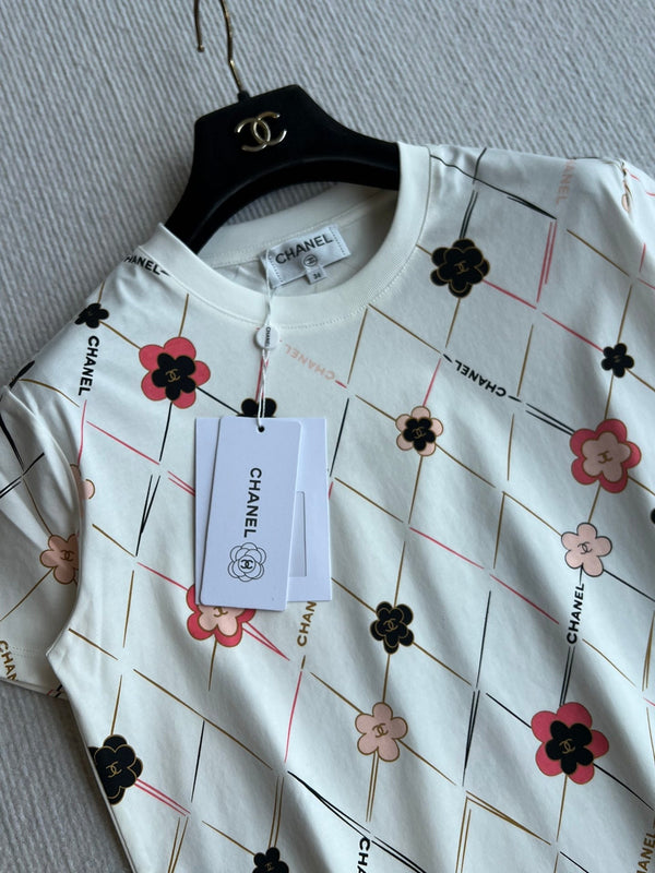 CC 25 T-shirt girocollo in cotone bianco 277250